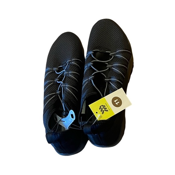 All in Motion Men Drawstring Outdoor Shoes, Black​ - Picture 2 of 7